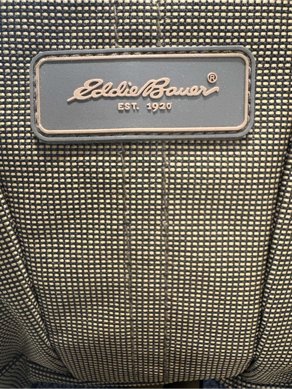 Eddie Bauer Hanging Travel Toiletry Kit/Bag | Unisex | Olive Tan Woven Nylon - Picture 3 of 6